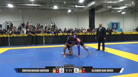 Alexander Kane Dovsek vs Jonathan Mariano Anderson 2026 Pan IBJJF Jiu-Jitsu No-Gi Championship