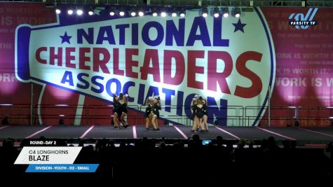 C4 Longhorns - Blaze [2025 L1 Youth - D2 - Small Day 2] 2025 NCA Atlanta Classic