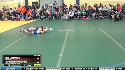 60 lbs Quarterfinal - Heinrich Schachtner, Simley Wrestling Club vs Reid Leonardo, Pinnacle