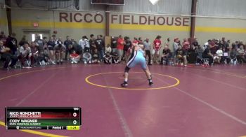 190 lbs Champ. Round 2 - Cody Wagner, Faith Christian Academy vs Nico Ronchetti, Joliet Catholic Academy