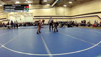 133 lbs Cons. Round 2 - Munro Davis, East Stroudsburg University vs Aaron Wilson, Rochester Christian