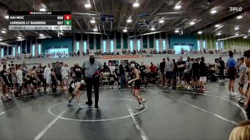 56 lbs Semis & 1st Wrestleback (8 Team) - Kai Moc, Team Barracuda vs Lorenzo L7 Barbieri, Buxton
