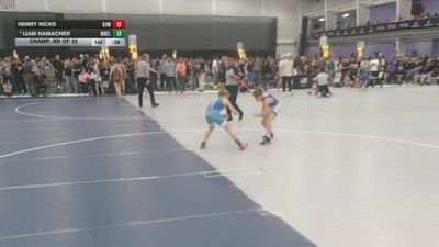 92 lbs Champ. Rd Of 32 - Henry Hicks, Greater Heights Wrestling vs Liam Hamacher, MN Elite