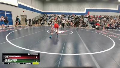 150 lbs Quarterfinal - Carter Nekvapil, Allen vs Asher James, Prosper Rock Hill