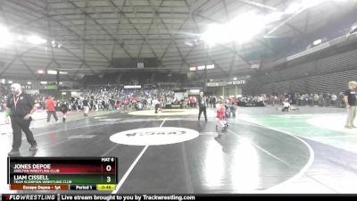 45 lbs Champ. Round 2 - Jones Depoe, Shelton Wrestling Club vs Liam Cissell, Team Scorpion Wrestling Club