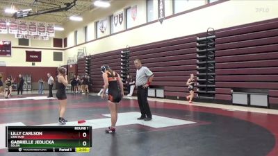 JV-15 lbs Round 1 - Lilly Carlson, Linn-Mar vs Gabrielle Jedlicka, Solon