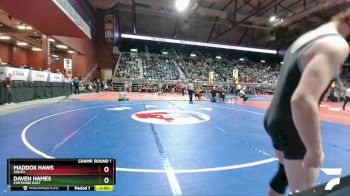 4A-160 lbs Champ. Round 1 - Daven Hames, Cheyenne East vs Maddox Haws, South