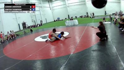 115 lbs Jasmine Anderson, Iowa vs Jamiyah Thompson, Kansas