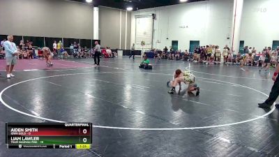 132 lbs Quarters & Wb (16 Team) - Liam Lawler, Team Nauman Pink vs Aiden Smith, Iowa Gold