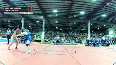 190 lbs Quarterfinal - Miley Santos-Banks, Reed vs Kaija Ashcroft, Green Valley