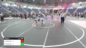 88 lbs Rr Rnd 1 - Jonovan Gutierrez, Alamosa vs Treyden McCarrel, Bear Cave WC