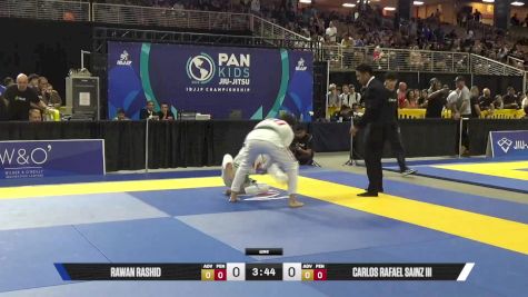 Carlos Rafael Sainz III vs Rawan Rashid 2025 Pan Kids Jiu-Jitsu IBJJF Championship