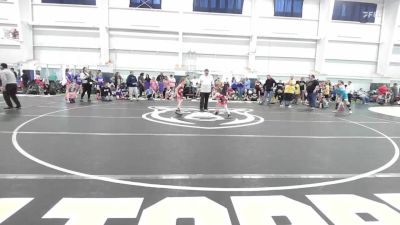 56 lbs Round Robin 3 - Luna Haugen, Watkins Girls vs Peyton Heckathorn, Backyard Barbies
