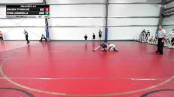 100 lbs Rr Rnd 2 - Braden Dykhouse, Team Gotcha vs Ryan Lombreglia, Iron Horse