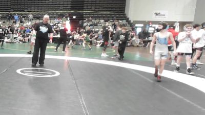 81 lbs Rr Rnd 7 - Eric Bostard, American MMAW - MSC vs Jaxon Daniel, Rabbit Wrestling Club - MSC