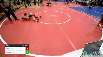 70 lbs Quarterfinal - Derreck Flud, Hilldale Youth Wrestling Club vs Camden Lloyd, Team Tulsa Wrestling Club