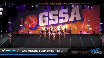 Las Vegas Elements - 5th Element [2022 L5 Senior Coed - D2 Day 2] 2022 GSSA Bakersfield Grand Nationals