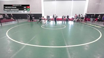 132 lbs Consi Of 4 - Bryson Poulin, Cony vs Timothy Benthusen, Fort Kent