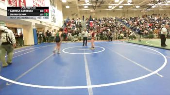 Girls 110 lbs Quarterfinal - Briana Ochoa, Alisal Girls vs Gabriela Cardenas, Rancho San Juan Girls