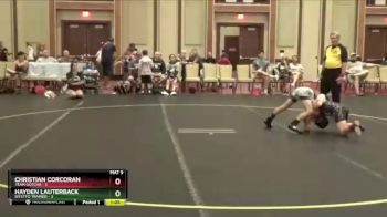 78 lbs Round 4 (6 Team) - Christian Corcoran, Team Gotcha vs Hayden Lauterback, Bitetto Trained