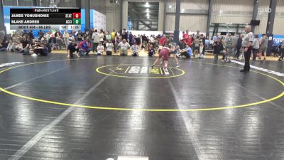 95 lbs 3rd Place - James Yonushonis, State College vs Blake Andres, Accident