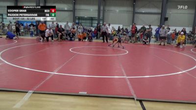 52 lbs 3rd Place - Cooper Grab, Mechanicsburg vs Paxson Petersavage, Finleyville