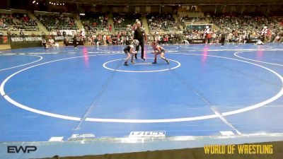 66 lbs Consi Of 8 #2 - Evalyn Martinez, Mat Rats Rebooted vs Mia Kerr, Roundtree Wrestling Academy