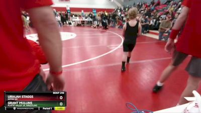 89-106 lbs Round 5 - Grant Mullins, Platte Valley Jr. Wrestling vs Uriajah Staggs, Eaton WC