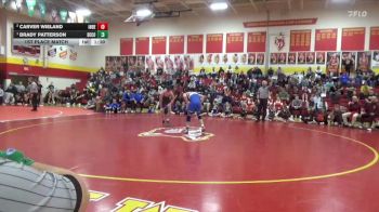 144 lbs 1st Place Match - Brady Patterson, Benton Community vs Carver Wieland, Independence