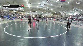 132 lbs Semis & 1st Wb (8 Team) - Lily Lentz, Maryville High School Girls vs Payton King, Riverdale High School Girls