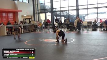 J-5 lbs Quarterfinal - Tyler Gerhold, DC Elite vs Reece Anderson, Hammerin Hawks