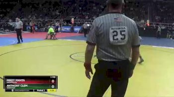 I-110 lbs Semifinal - Anthony Clem, Wantagh vs Mikey Manta, Hauppauge