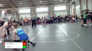 120 lbs Round 7 (8 Team) - Blaze Van Gundy, Aggression Legionaries vs Elliott Crews, East Coast Elite