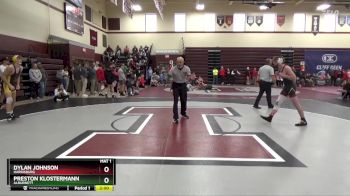 144 lbs Round 1 - Preston Klostermann, Alburnett vs Dylan Johnson, Harrisburg