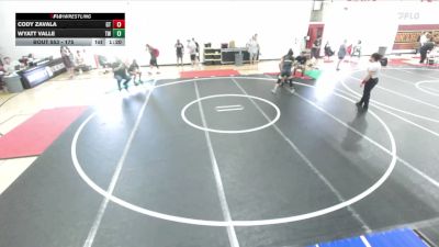 175 lbs Round 2 - Cody Zavala, Grand Terrace vs Wyatt Valle, Threshold WC