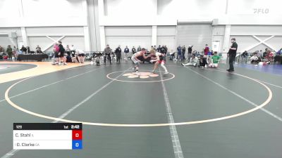 126 lbs C-4 - Calvin Stahl, Illinois vs Dj Clarke, Georgia