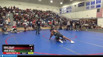 120 lbs Cons. Round 2 - Mihir Bhanji, Academy Of Wrestling vs Issac Tellez, Team Jackrabbits