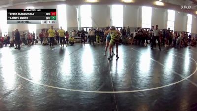 100-106 lbs Semifinal - Lainey Jones, Gunston Wrestling Club vs Lydia Macdonald, Forest Wrestling Club