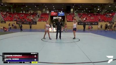 110 lbs Round 3 - Vivienne Popadiuc, NM vs Bristol Norris, OK