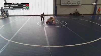 120 lbs Rr Rnd 1 - Chance Zimmerman, TNWC White vs Griffin Tibai, Guardians Of The Great Lakes