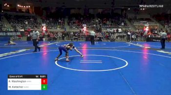 70 lbs Consolation - Adante Washington, Harvey Twisters vs Mason Katschor, Dundee, Mi WC