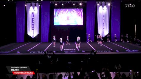 Legendary Athletics - Heart [2025 USASF Cheer-Novice] 2025 Next Level Nationals