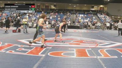 126 lbs Consi Of 32 #1 - Logan Stewart, PA vs Julian Zargo, NJ