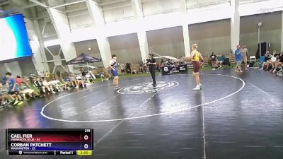 215 lbs Round 3 (8 Team) - Cael Fier, Minnesota Blue vs Corban Patchett, Washington