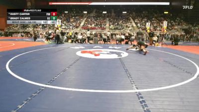 3A-190 lbs Cons. Semi - Brady Calmes, Glenrock vs Dusty Carter, Powell