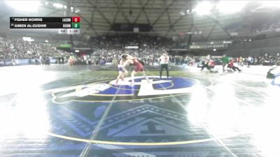Boys 3A 144 lbs Champ. Round 2 - Fisher Norris, Lakeside (Seattle) vs Aimen Al-Zughir, Heritage