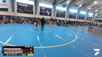 55 lbs Champ. Round 1 - Edmond Malinowski, El Paso Enforcers Wrestling Club vs Thomas Luca Schober, Cardinal Wrestling Club