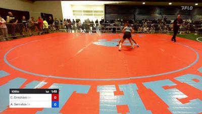 106 lbs Quarterfinal - Camryn Gresham, OH vs Angelica Serratos, CA