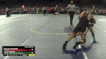 D2-144 lbs Quarterfinal - Sean Kinane, St Mary Preparatory HS (Orchard Lake) vs Dylan Granger, Mason HS