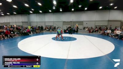 225 lbs Round 2 (6 Team) - Kinslee Collier, Oklahoma Red vs Phoebe Melvin, Georgia